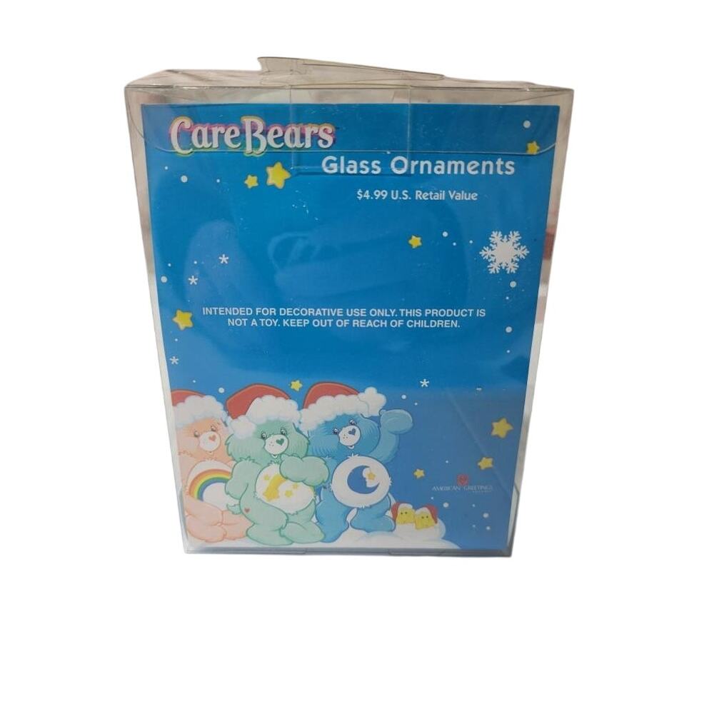 🌙 Care Bears Good Luck Bear X-mas Ornament Vintage NIB 2003 American Greetings - Picture 2 of 3